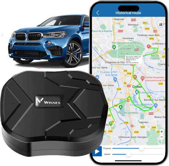 Foto: 4g gps tracker auto real time tracking car locator systeem device magnetische zonder abonnement ios android ip65 waterdicht 10000mah oplaadbare batterij