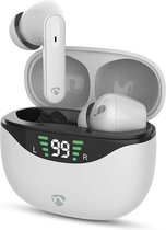 Nedis Volledig Draadloze Oordopjes - ANC (Active Noise Cancelling) - Bluetooth - Maximale batterijduur: 30 uur - Aanraakbediening - Charging case - Draadloze oplaadcase - Ingebouwde microfoon