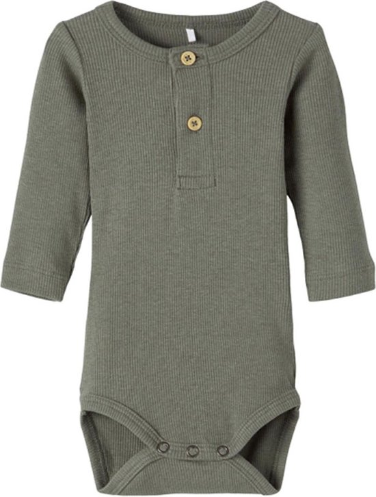 Name It Romper Kab Button Dusty Olive 62