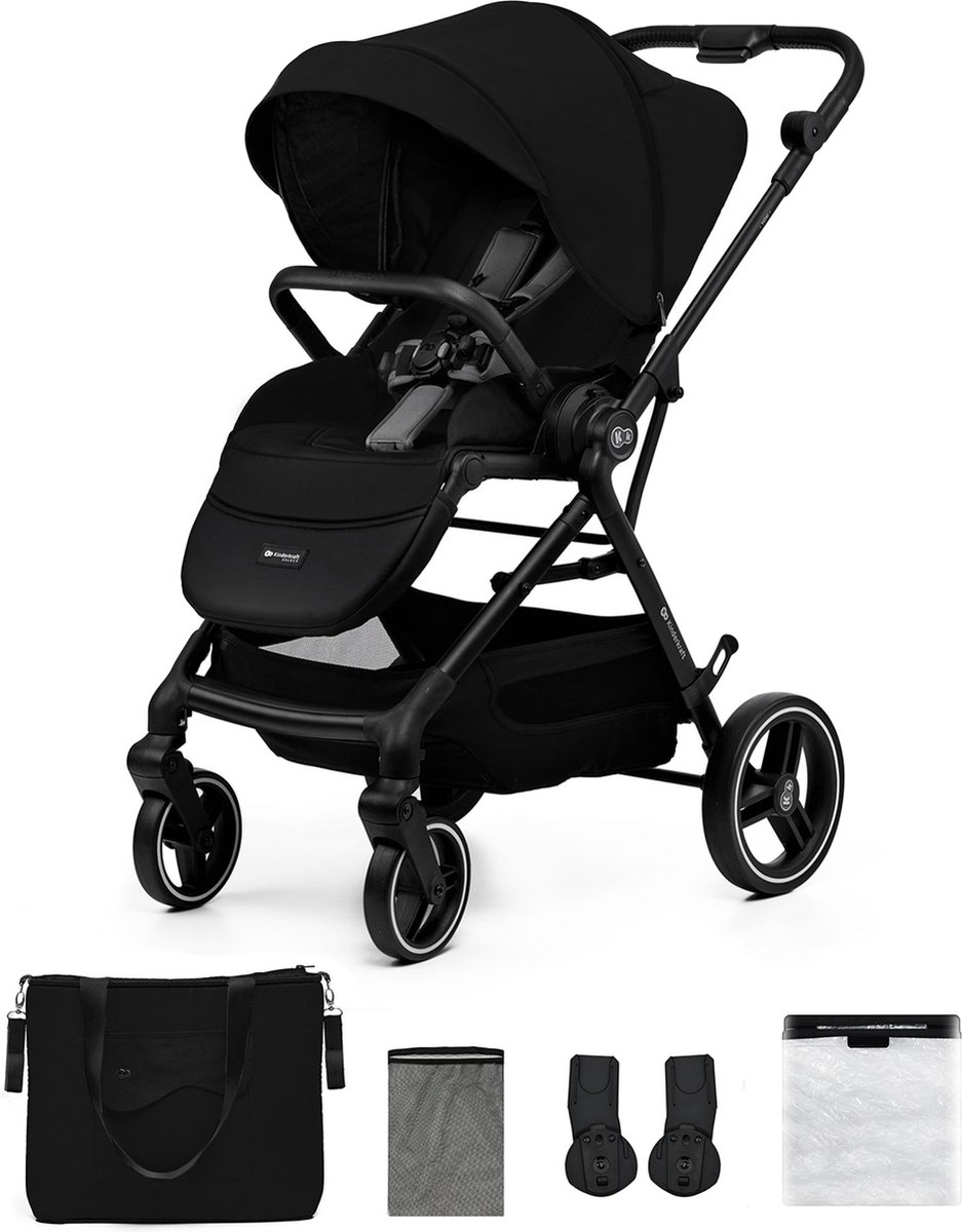 Kinderkraft Kinderwagen YOXI pure black