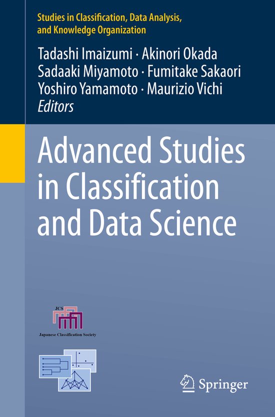Advanced Studies in Classification and Data Science - cover
