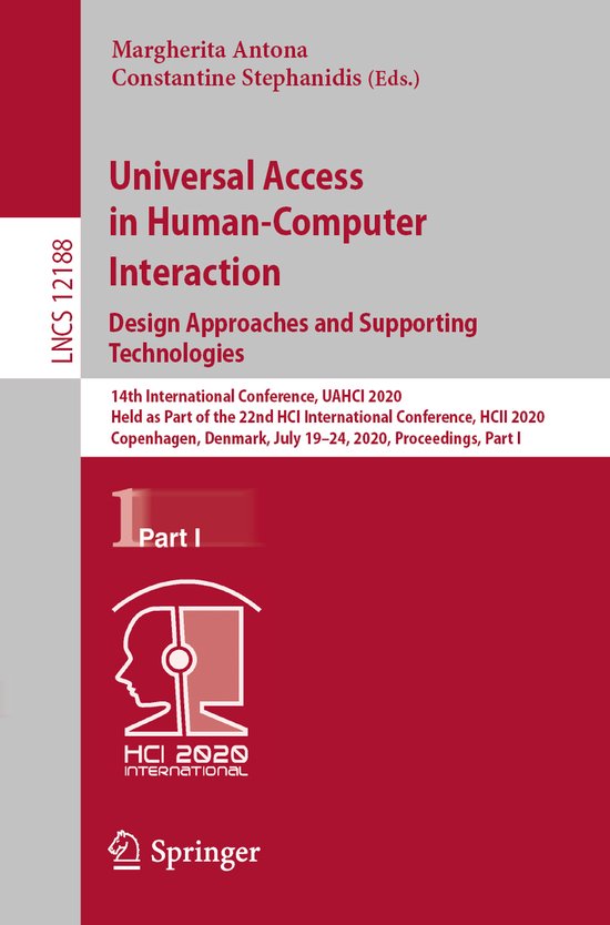 Universal Access in Human Computer Interaction Design Approa ... - cover