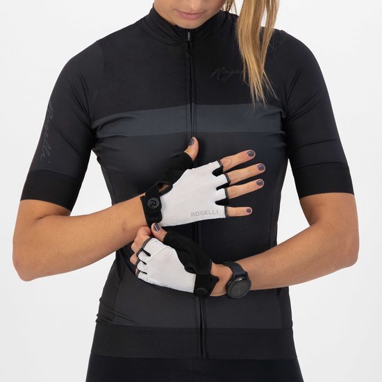 Rogelli Core Dames Fietshandschoenen - Zomer - Korte vinger - Wit — afbeelding 2