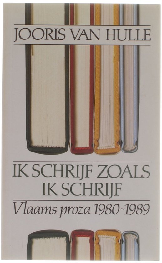 Ik schrijf zoals ik schrijf - cover