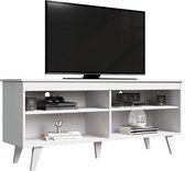 TV-meubel met 4 planken en kabelmanagement
