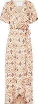 SISTERS POINT Gush-dr7 Dames Jurk - Orange/cream - Maat S