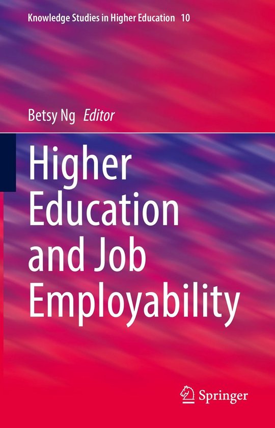 Knowledge Studies in Higher Education 10 - Higher Education  ... - cover