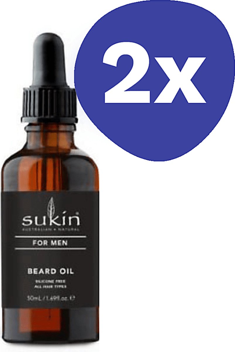 Goedkoopste Sukin Men's Baard Olie (2x 50ml