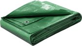 Dekzeil, waterdicht, 100 g/m² duurzame poly-zeilafdekking, geschikt voor versterkte randen van daken, camping, terrassen, zwembaden (groen, 1,8 x 2,4 m)