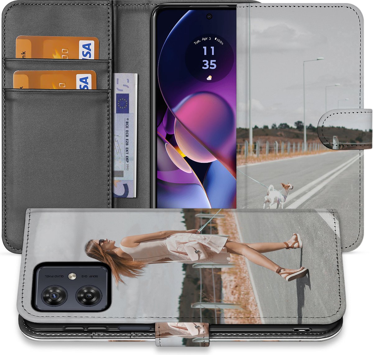 Book Case Hoesje Maken voor de Motorola Moto G54