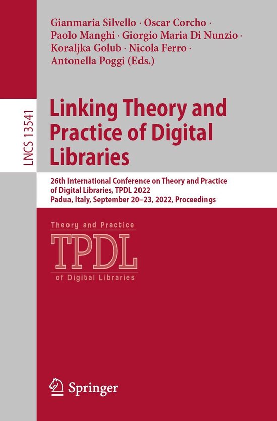 Springer Nature Proceedings Computer Science - Linking Theor ... - cover