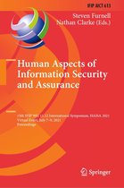 IFIP Advances in Information and Communication Technology 613 - Human Aspects of Information Security and Assurance