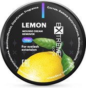 EXTREME LOOK Crème Dissolvant - pour extensions de cils - Citron - Enlève- Colle Extensions de Cils - Haute Qualité - 15gr