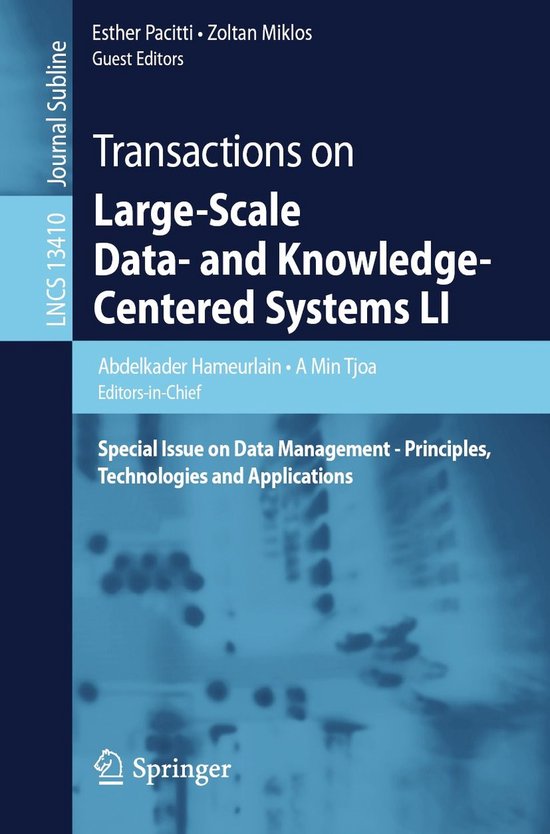 Computer Science (R0) - Transactions on Large-Scale Data- an ... - cover