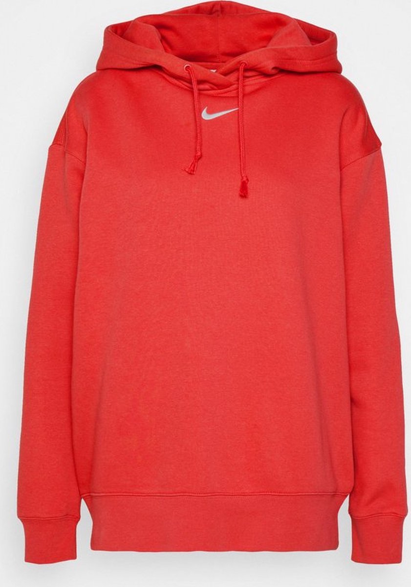 NIKE W NSW PHNX FLC OS PO HOODIE Dames Sporttrui Rood