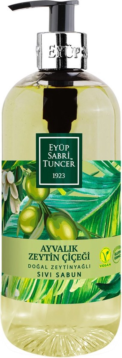 Eyüp Sabri Tuncer – Ayvalık Olijfbloesem - 100% Natuurlijke Handzeep met pomp – 500 ML