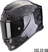 Scorpion EXO-R1 EVO FORGED CARBON AIR ONYX Black - Maat XL - Integraal helm - Scooter helm - Motorhelm - Zwart