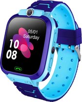 Montre Connectée Kinder - Smartwatch Kids Avec Traceur GPS, Caméra et Alarme SOS - Etanche - iOS et Android - Montre GPS Enfant - Smartwatch Enfants - Traceur GPS Enfant - Blauw