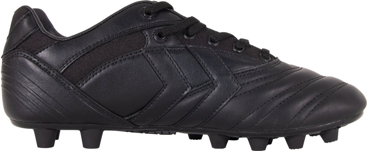 Zwarte hummel Nappa Nero FG II voetbalschoenen, maat 44.5, met brede leest voor heren en dames.
