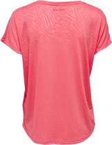 ONLY PLAY - onpjies loose burnout ss tee - Rood-Multicolour