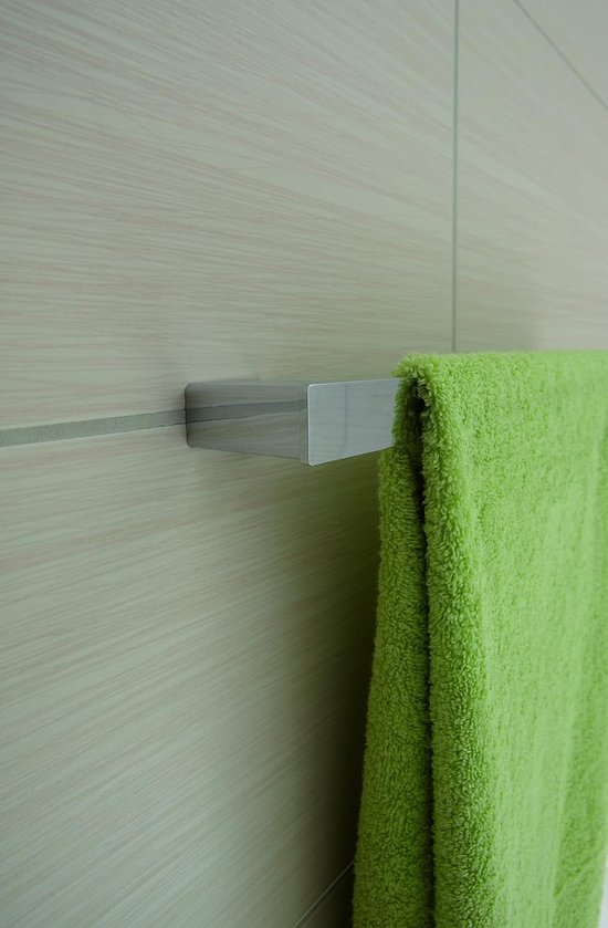 EMCO Art handdoekhouder chroom, handdoekstang 1-armig, stijf, voor wandmontage, lengte 320 mm - 165000132