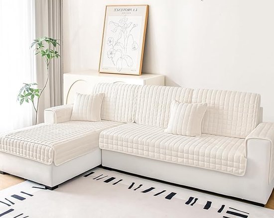 Housses de canapé pour Chiens et Animaux de Compagnie, Housse de canapé antidérapante, Protecteur de Meubles Lavable pour Le Salon ‎110 x 210 x 1 cm