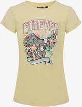 TwoDay meisjes T-shirt met adelaar geel - Maat 146/152