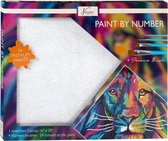 Schilderen op nummer volwassenen | Leeuw | Canvas 40 x 50 CM |24 soorten acryl verf |Hobby | Creatief