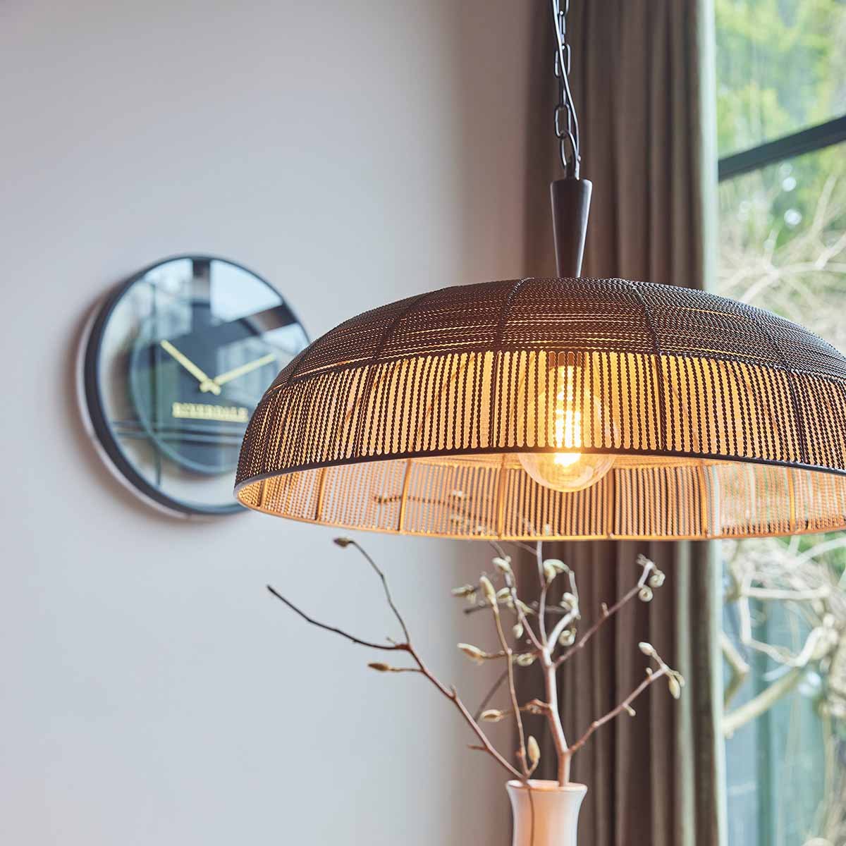 Hanglamp Ise 40cm zwart