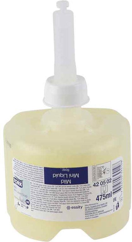 Tork zeepdispenser met hendel voor vloeibare zeep en antibacteriële handzeep - 560109 - Hygiënisch S1-dispensersysteem, zwart