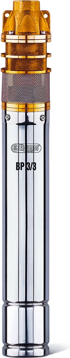 EL Pumps EL DEEP 3 3 Bronpomp Dieptepomp 2500l u 1100W Opvoerhoogte 57 m RVS Geschikt voor Beregening