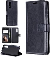 Bookcase Geschikt voor: Huawei P20 Pro - Zwart - portemonnee hoesje
