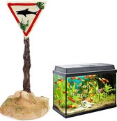 Aquariumdecoratie - Realistische simulatie - Schuilplaatsen voor vissen - Natuurgetrouwe aquaria accessoires - Verbergen - Aquaria decor - 20 cm