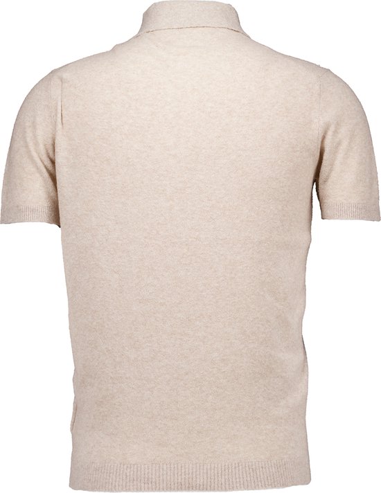 Gentiluomo K9157-273 Polo's & T-shirts Heren - Polo shirt - Zand - Maat XL