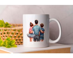 Mok Papa Bear & Cub - cadeau - gift - vader - dad - beste vader ter wereld - verjaardag - unisex - vaderdag - best dad in the world - father - liefde - cute