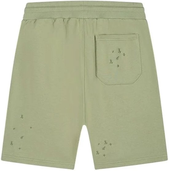 Malelions - Broek Groen Painter shorts groen