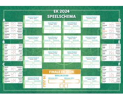 EK voetbal 2024 | EK speelschema poster | A3 formaat | 29.7 x 42 cm | Fotofabriek Image