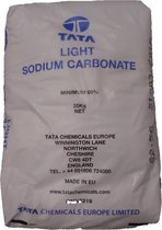 Carbonate de sodium Light 25 kg TATA - Na2C03 - Soda de nettoyage - Lessive de soude - Carbonate de sodium - Carbonate de sodium - Carbonate de sodium - Soude - Soda blasting - Silver soda - Lessive en poudre - Lessive en poudre