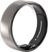 Ultrahuman Ring Air - Raw Titanium - Ringmaat 6 - Smart Ring - Slaap Tracking - Hartslag & Temperatuur Monitoring, Volg Slaap, Beweging & Herstel