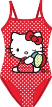 Hello Kitty badpak rood maat 104/110