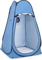 Prive Tent - Prive Douche Cabine - Privacy Cover - Omkleed Tent - Pop Up Tent - Met Rist Sluiting - Staand - 120cm x 120cm x 185cm - Blauw