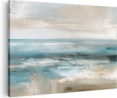 Artaza Canvas Schilderij Abstract Kunstwerk van de Oceaan - 60x40 - Wanddecoratie - Foto Op Canvas - Canvas Print