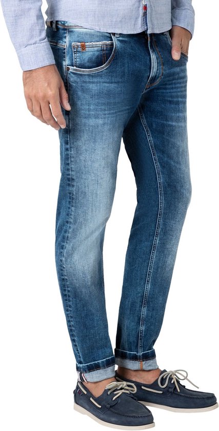 Springfield Jeans da Uomo, Blu Turchese, 32 W