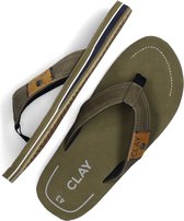 CLAY Clay001 Slippers - Heren - Groen - Maat 44