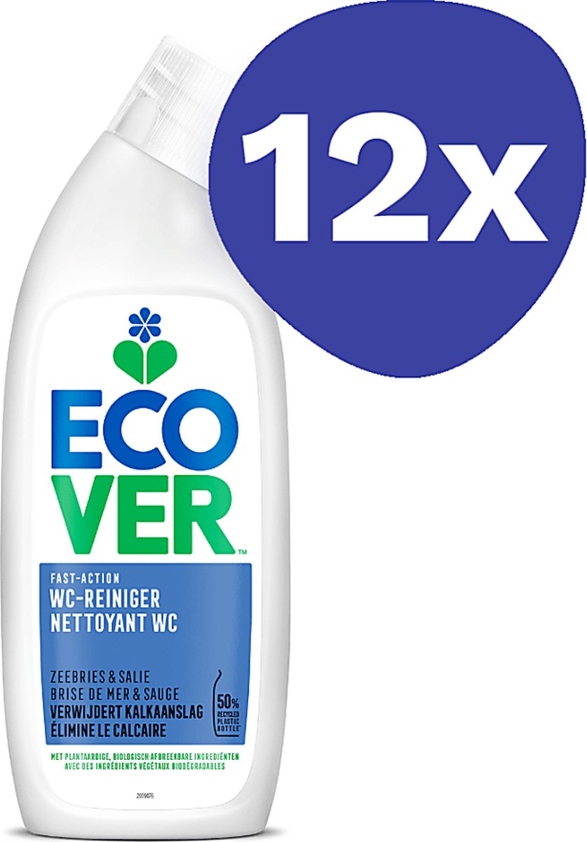 Goedkoopste Ecover WC Reiniger - Zeebries & Salie (12x 750ml