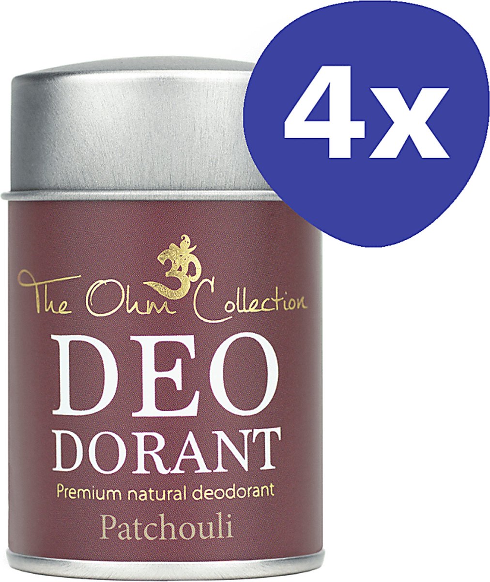 Goedkoopste The Ohm Collection Deodorant Poeder Patchouli (4x 50gr