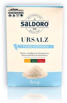 Oerzout fijne korrel - 600 gram - Saldoro - Steenzout - Tafelzout - Gejodeerd zout