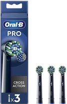 Oral-B PRO Cross Action 3 stuks zwart