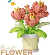 Beauty of Flower - Bloemen set - Roze - 279pcs - Vergelijkbaar met Lego