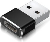 USB-C naar USB-A Adapter - USB-C naar USB 3.1 Converter - Opzetstuk voor PC en Laptop - USB-C Hub met USB A Female aansluiting - Geschikt voor Telefoon - Zwarte Adapter
